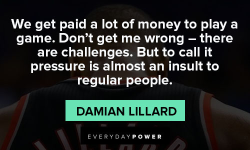 Damian Lillard quotes about challenges