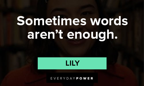 Dash and Lily quotes from Lily