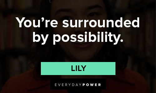 Dash and Lily quotes on you're surrounded by possibility