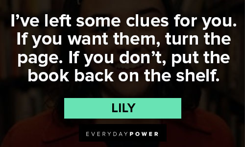 Dash and Lily quotes for book