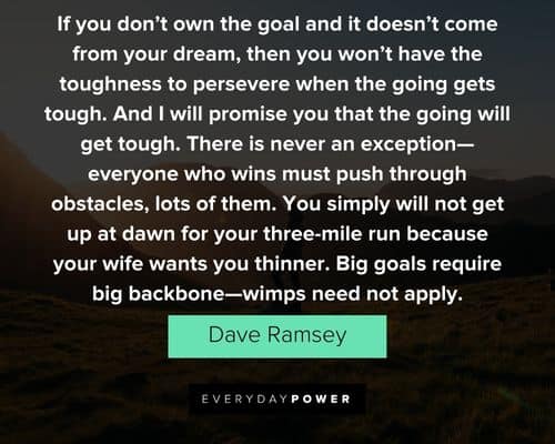 Inspirational Dave Ramsey quotes