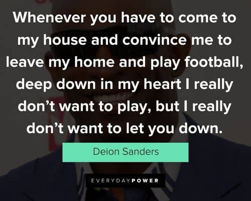 Short Deion Sanders quotes