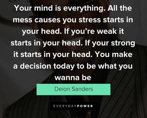 Deion Sanders quotes and saying