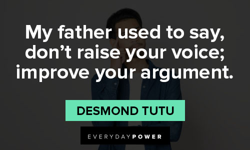 Desmond Tutu quotes on voice
