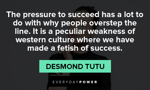 Desmond Tutu quotes about success