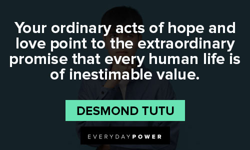 Desmond Tutu quotes about love