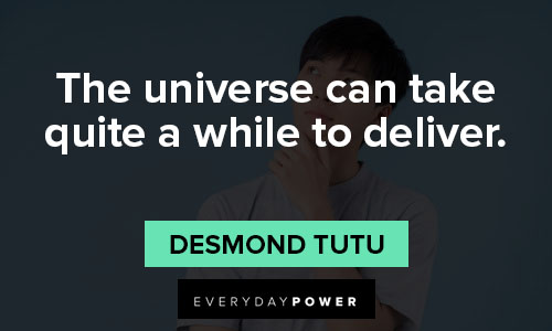 Desmond Tutu quotes on universe
