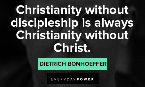 Dietrich Bonhoeffer quotes of Christ