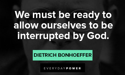 Dietrich Bonhoeffer quotes about God