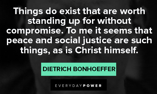 Dietrich Bonhoeffer quotes of compromise