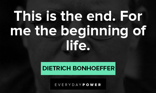 Dietrich Bonhoeffer quotes for life
