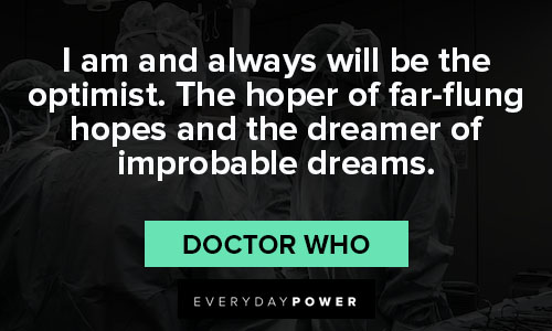 Doctor Who quotes on dreams