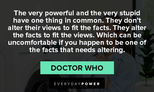 Doctor Who quotes about happen