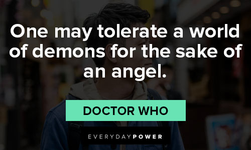 Doctor Who quotes about angel