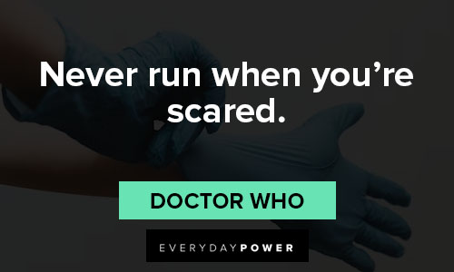 doctor who running quotes