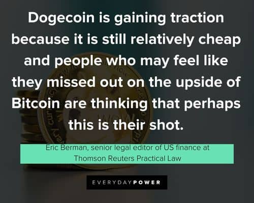 Wise and inspirational Dogecoin quotes