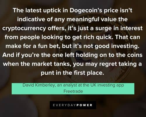 Dogecoin quotes to motivate you