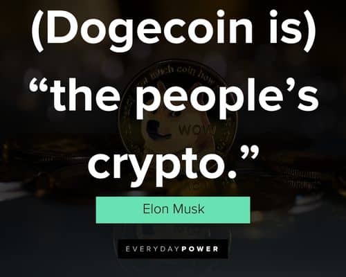 Tweets and Dogecoin quotes from Elon Musk and Mark Cuban