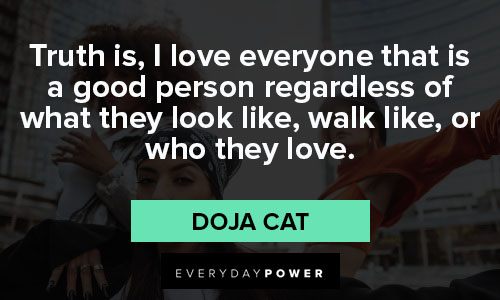 doja cat quotes from the famous rapper