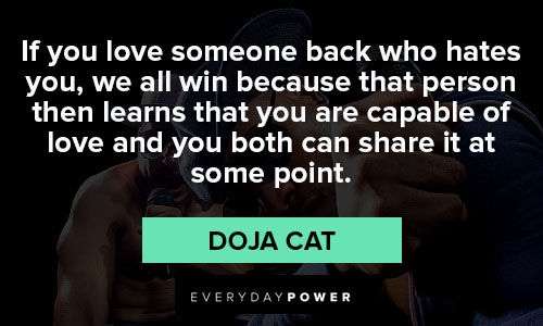 doja cat quotes about love