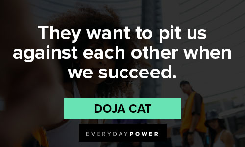 doja cat quotes about succeed