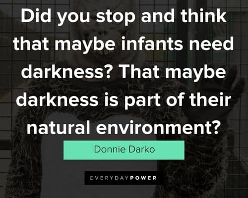 Appreciation Donnie Darko quotes