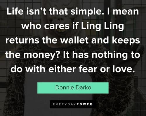 Relatable Donnie Darko quotes
