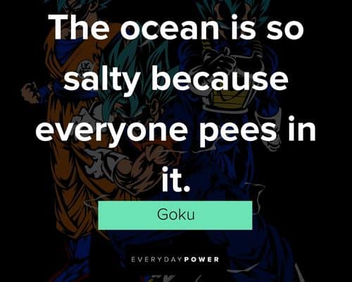 Funny Dragon Ball Z quotes