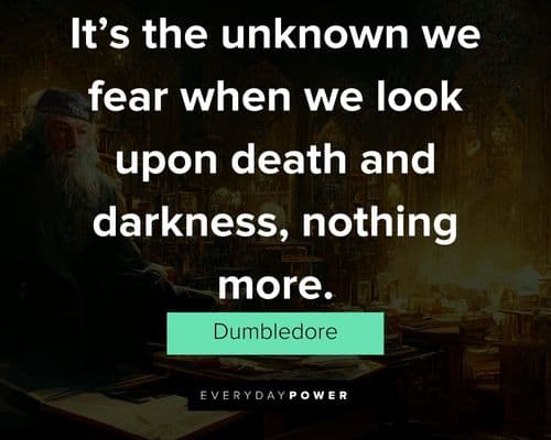 Memorable Dumbledore quotes