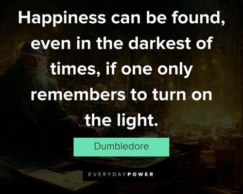 dumbledore quotes light