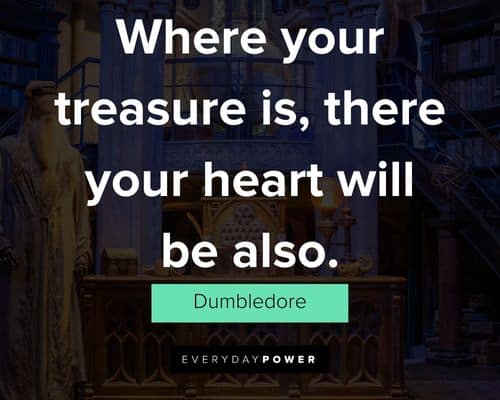 Harry Potter Lettering - Where your treasure is, there your heart