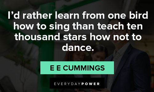 e e cummings quotes of dance