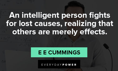 e e cummings quotes about realizing 