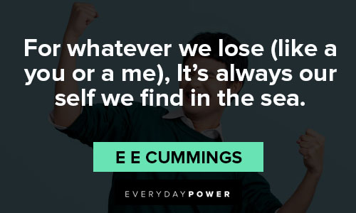 e e cummings quotes of sea