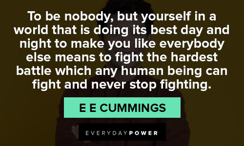 Wise e e cummings quotes