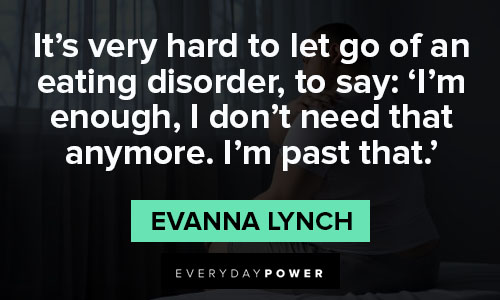 eating disorder quotes about eating