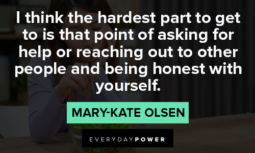eating disorder quotes from Mary-Kate Olsen