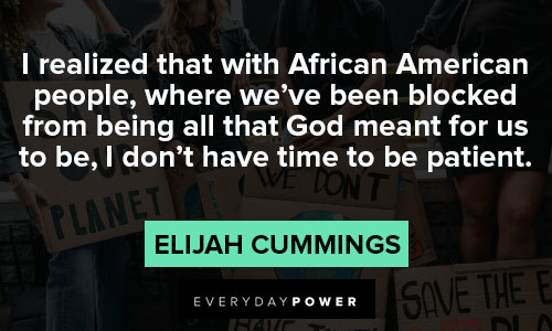 elijah cummings quotes of God