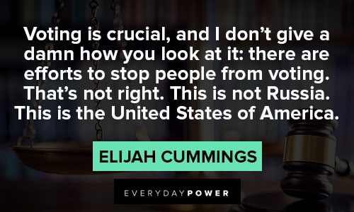 elijah cummings quotes about United States of America