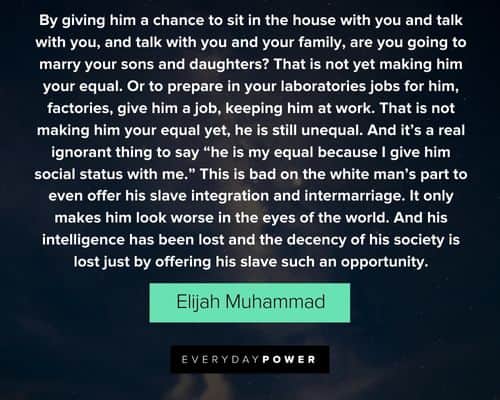 Best Elijah Muhammad Quotes