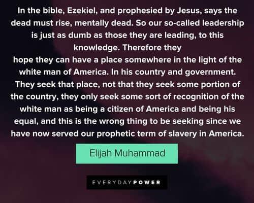 Meaningful Elijah Muhammad Quotes