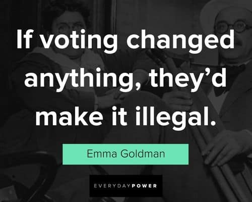 Short Emma Goldman quotes