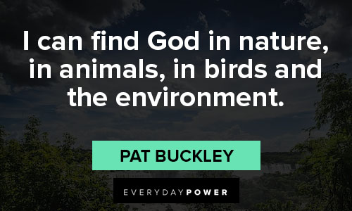 environment quotes about God in nature