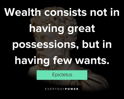Epictetus Quotes on Money