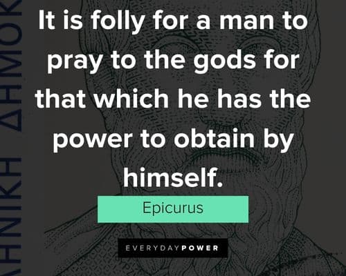Epicurus quotes about God and the masses
