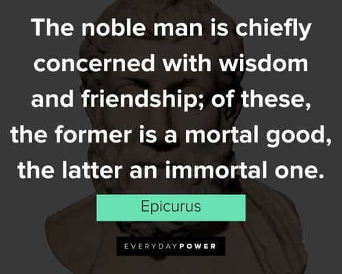 Epicurus quotes for Instagram