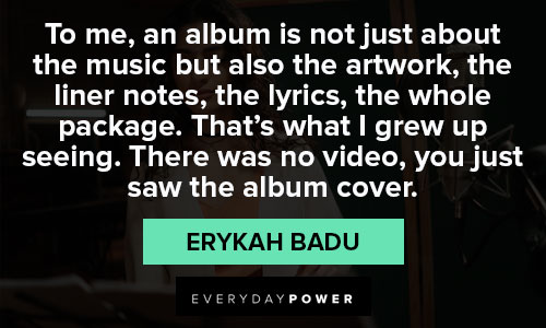Erykah Badu quotes on album