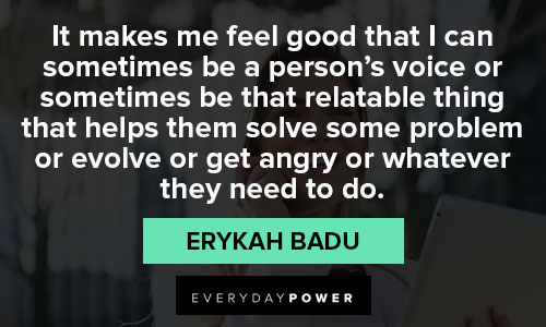 Erykah Badu quotes about person