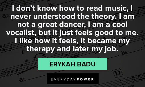 Erykah Badu quotes about job