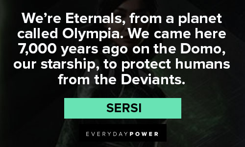 Eternals quotes about planet